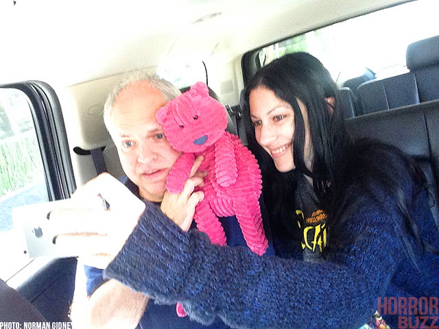 Russell and Allison with their new toy.