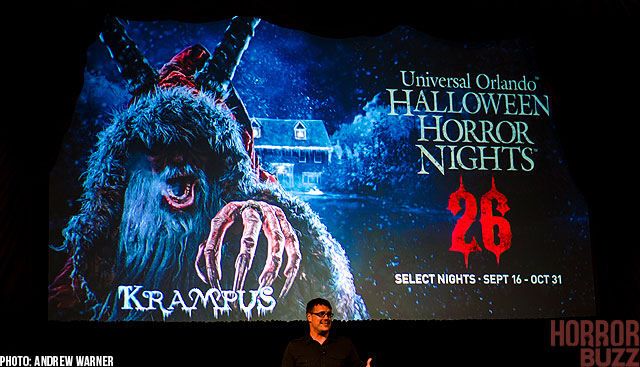 Atração Krampus no Halloween Horror Nights da Universal Orlando