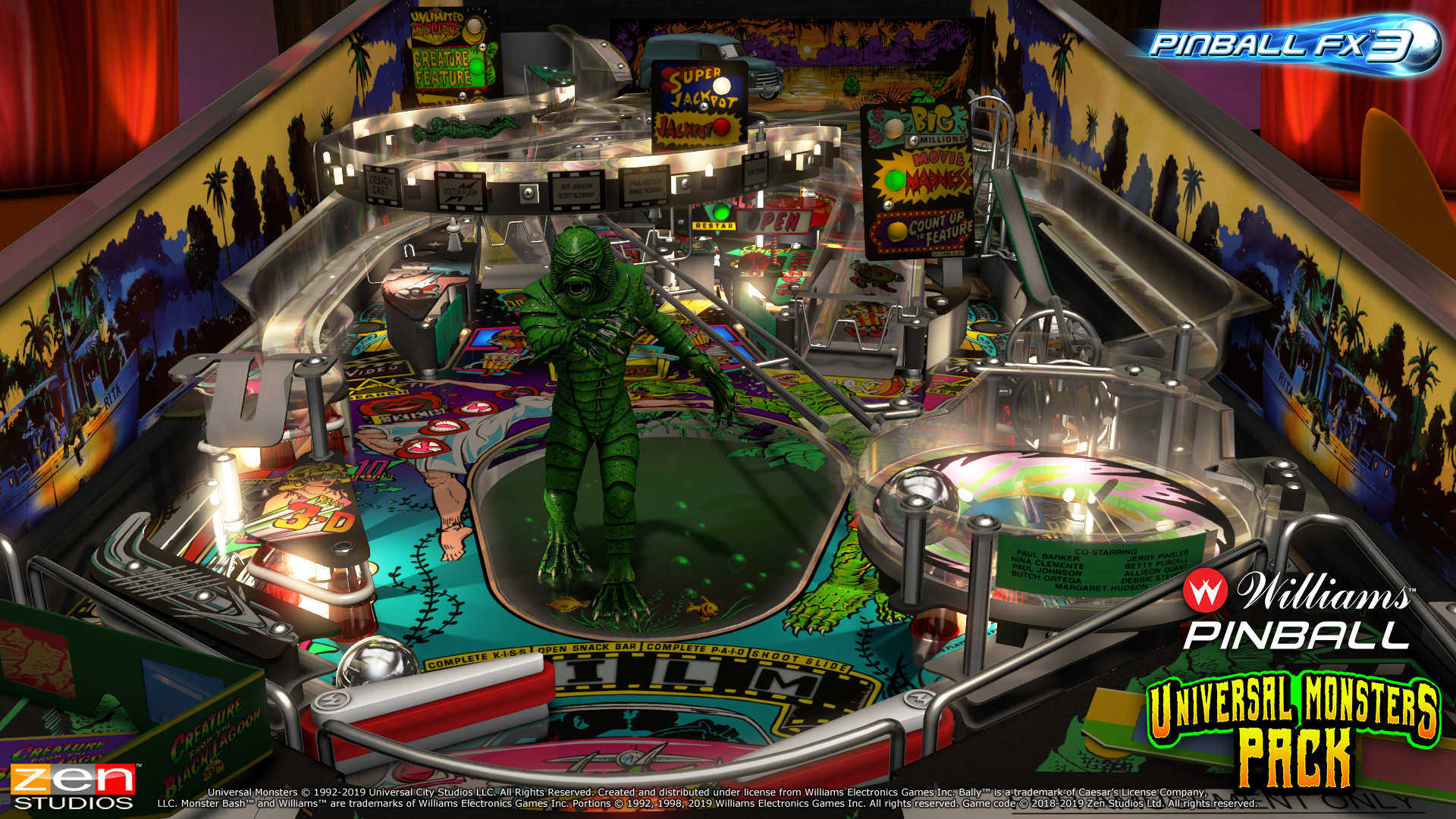 Classic Universal Monsters Scare Up Dlc For Pinball Fx3 And Williams Pinball Horrorbuzz